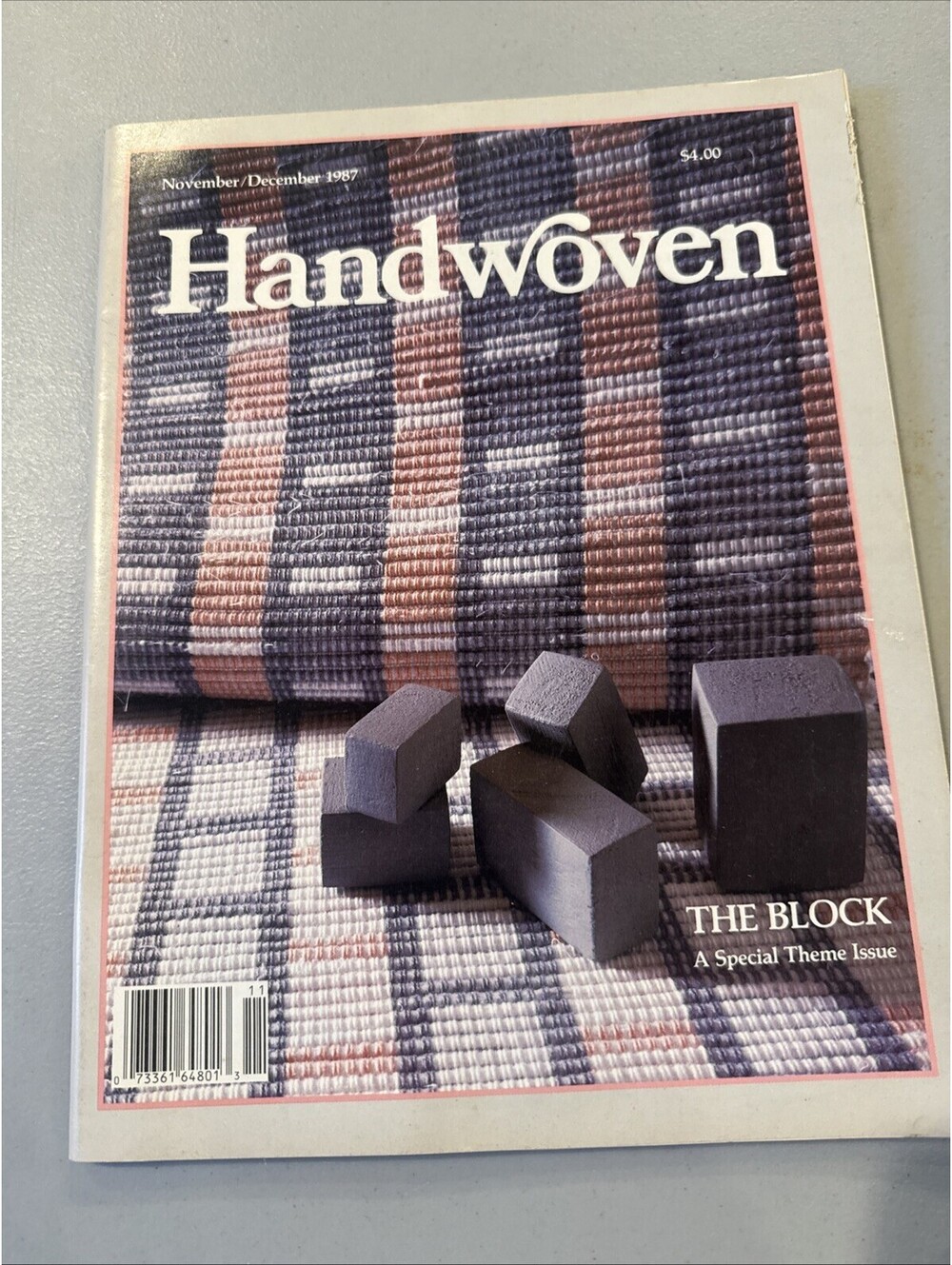 Handwoven Weaving Magazine November / December 1987